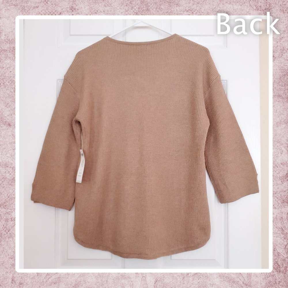 NEW Chico's 3/4 Sleeve Sweater - Picture 7 of 7